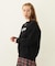 STENCIL LOGO WIDE CREW SWEAT TOP