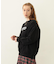 STENCIL LOGO WIDE CREW SWEAT TOP