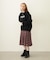 STENCIL LOGO WIDE CREW SWEAT TOP