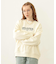 STENCIL LOGO WIDE CREW SWEAT TOP