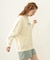 STENCIL LOGO WIDE CREW SWEAT TOP