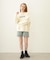 STENCIL LOGO WIDE CREW SWEAT TOP