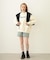 STENCIL LOGO WIDE CREW SWEAT TOP