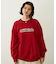 COOPER LOGO WIDE CREW SWEAT TOP