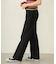 CENTER PLEAT DETAIL DENIM PANTS