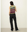 CENTER PLEAT DETAIL DENIM PANTS