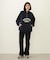 CENTER PLEAT DETAIL DENIM PANTS