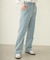 CENTER PLEAT DETAIL DENIM PANTS