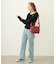 CENTER PLEAT DETAIL DENIM PANTS