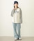 CENTER PLEAT DETAIL DENIM PANTS