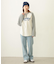 CENTER PLEAT DETAIL DENIM PANTS
