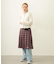 CENTER PLEAT DETAIL DENIM PANTS
