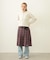 CENTER PLEAT DETAIL DENIM PANTS