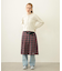 CENTER PLEAT DETAIL DENIM PANTS