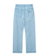 CENTER PLEAT DETAIL DENIM PANTS