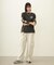 70S LOGO THREE QUARTER SLEEVE TOP