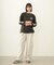 70S LOGO THREE QUARTER SLEEVE TOP