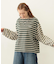 STRIPED L/S TOP