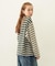 STRIPED L/S TOP