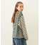 STRIPED L/S TOP