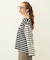 STRIPED L/S TOP