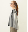 STRIPED L/S TOP