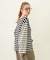 STRIPED L/S TOP