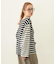 STRIPED L/S TOP
