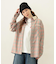 HEART ELBOW PATCH PLAID SHIRT