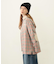 HEART ELBOW PATCH PLAID SHIRT
