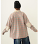 HEART ELBOW PATCH PLAID SHIRT