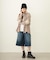 HEART ELBOW PATCH PLAID SHIRT
