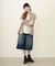 HEART ELBOW PATCH PLAID SHIRT