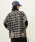 HEART ELBOW PATCH PLAID SHIRT