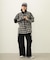 HEART ELBOW PATCH PLAID SHIRT