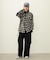 HEART ELBOW PATCH PLAID SHIRT
