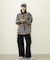 HEART ELBOW PATCH PLAID SHIRT
