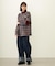 HEART ELBOW PATCH PLAID SHIRT