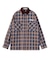 HEART ELBOW PATCH PLAID SHIRT