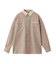 HEART ELBOW PATCH PLAID SHIRT