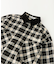 HEART ELBOW PATCH PLAID SHIRT