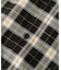 HEART ELBOW PATCH PLAID SHIRT