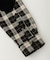 HEART ELBOW PATCH PLAID SHIRT