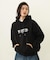 STENCIL LOGO WIDE SWEAT HOODIE