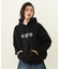 STENCIL LOGO WIDE SWEAT HOODIE