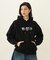 STENCIL LOGO WIDE SWEAT HOODIE