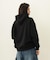 STENCIL LOGO WIDE SWEAT HOODIE