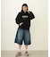 STENCIL LOGO WIDE SWEAT HOODIE