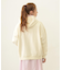 STENCIL LOGO WIDE SWEAT HOODIE