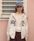 COLLEGE PATCH ZIP UP HOODIE
